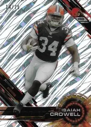 2015 Topps High Tek - Tidal Diffractors #65 - Isaiah Crowell - Cleveland Browns