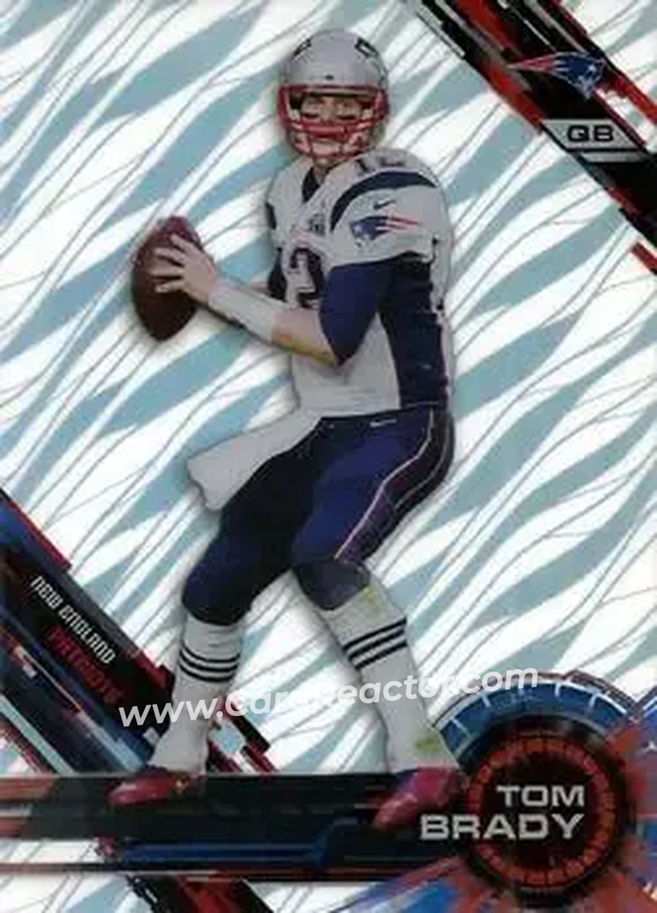 2015 Topps High Tek #1 - Tom Brady - New England Patriots - Front