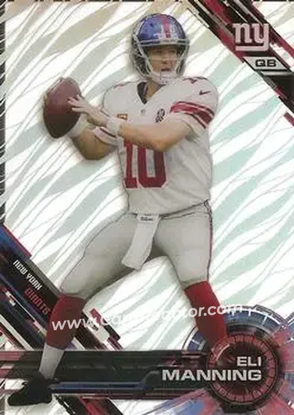 2015 Topps High Tek #4 - Eli Manning - New York Giants - Front