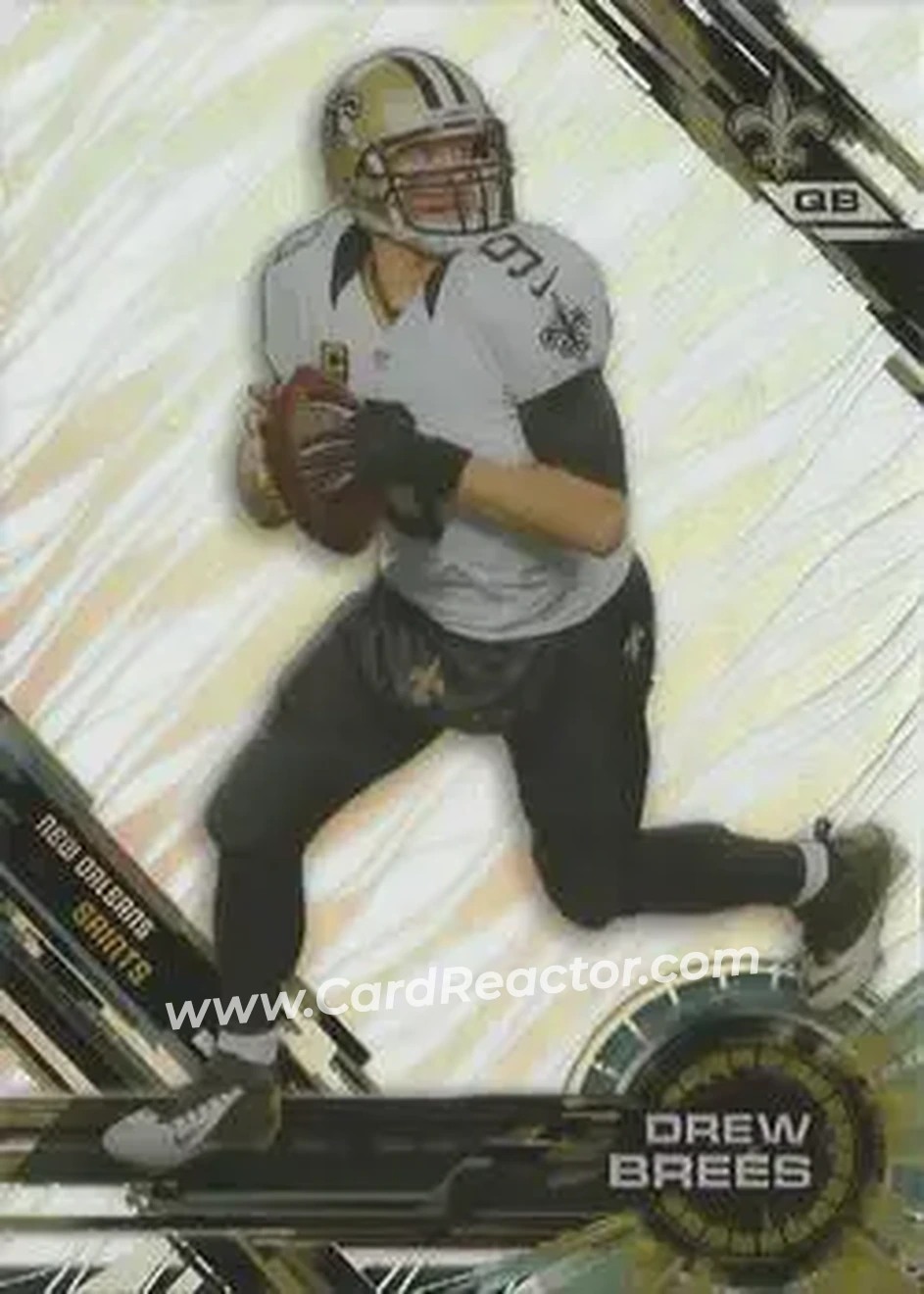 2015 Topps High Tek #12 - Drew Brees - New Orleans Saints - Front