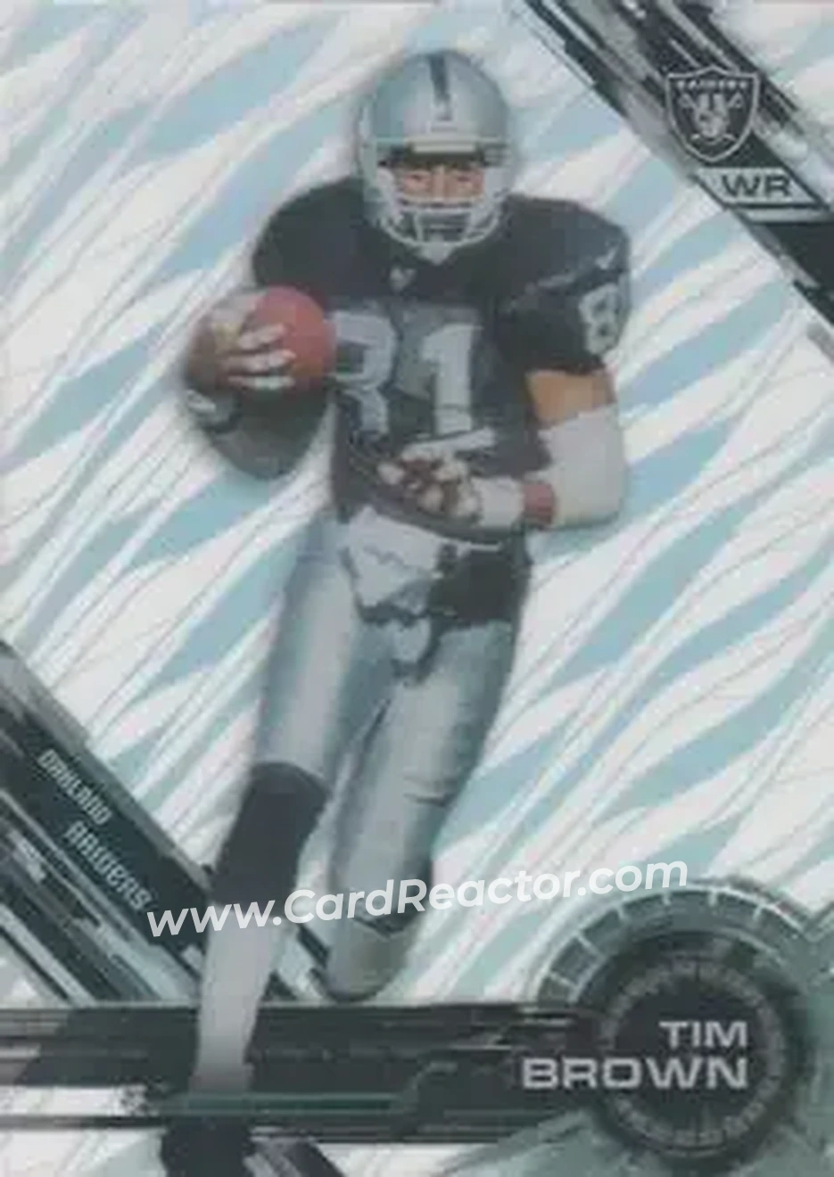 2015 Topps High Tek #18 - Tim Brown - Oakland Raiders - Front