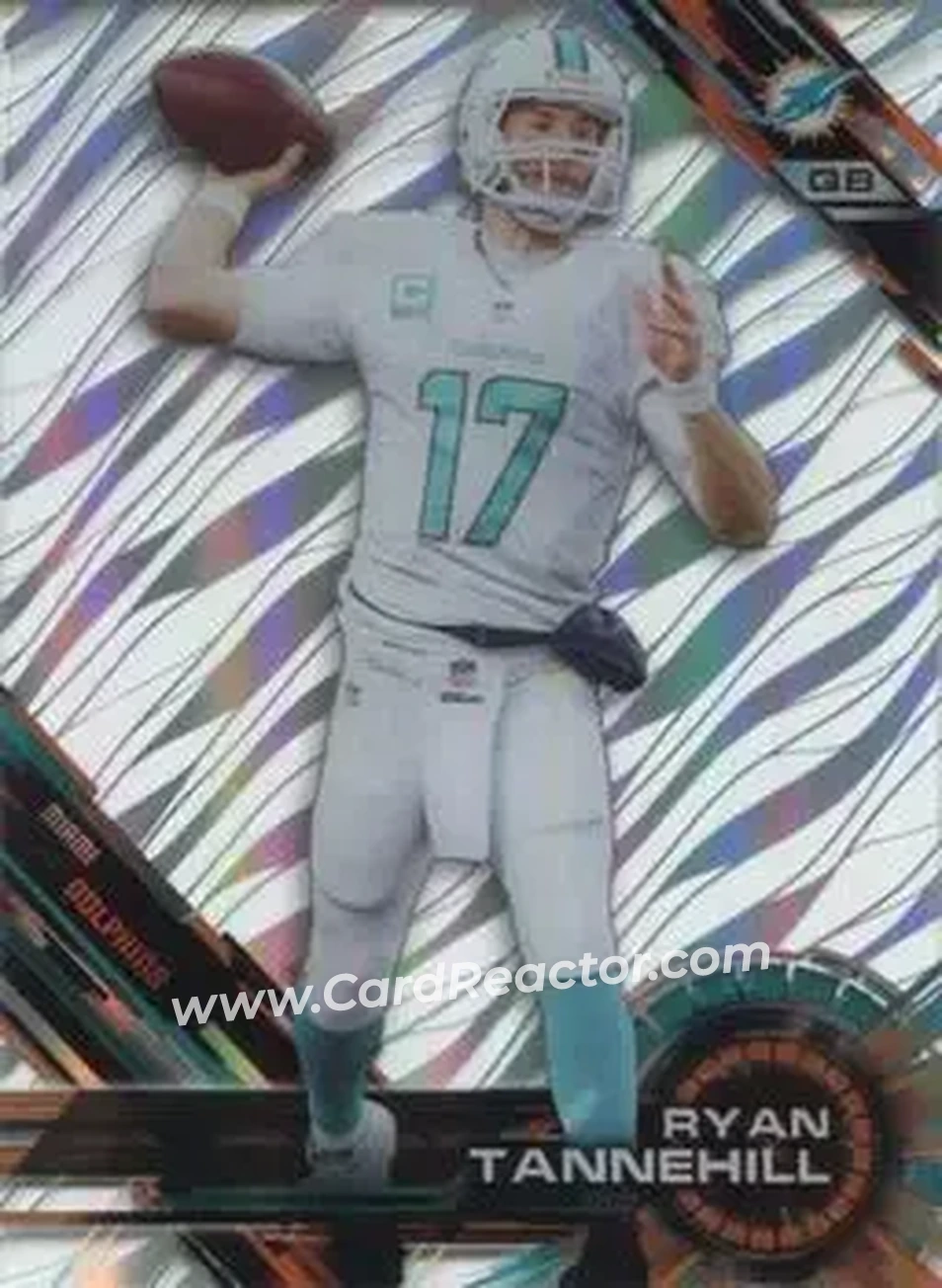 2015 Topps High Tek #28 - Ryan Tannehill - Miami Dolphins - Front