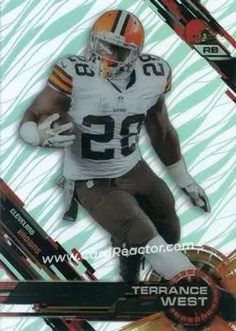 2015 Topps High Tek #70 - Terrance West - Cleveland Browns - Front