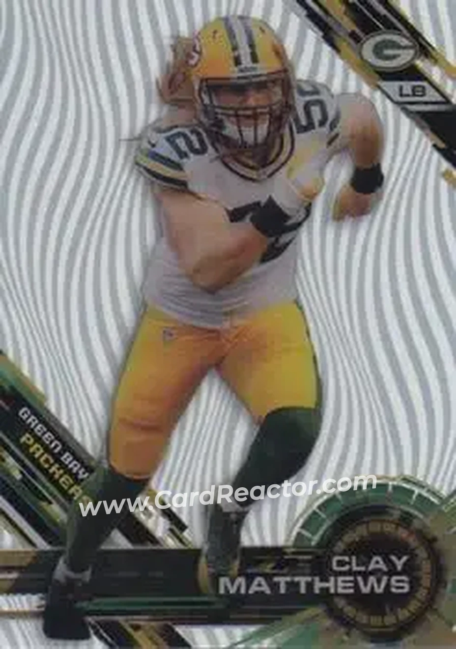 2015 Topps High Tek #97 - Clay Matthews - Green Bay Packers - Front