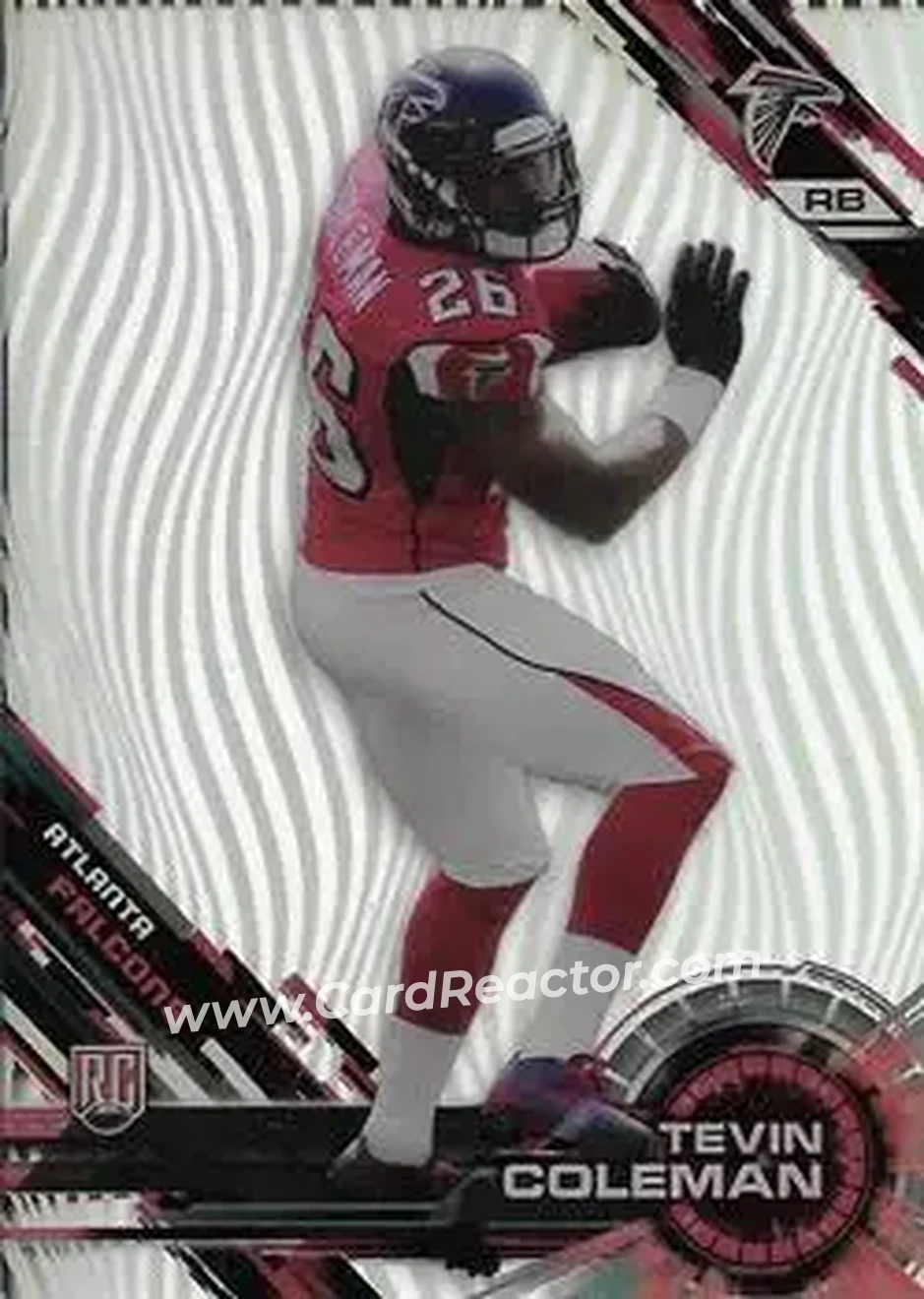 2015 Topps High Tek #98 - Tevin Coleman - Atlanta Falcons - Front