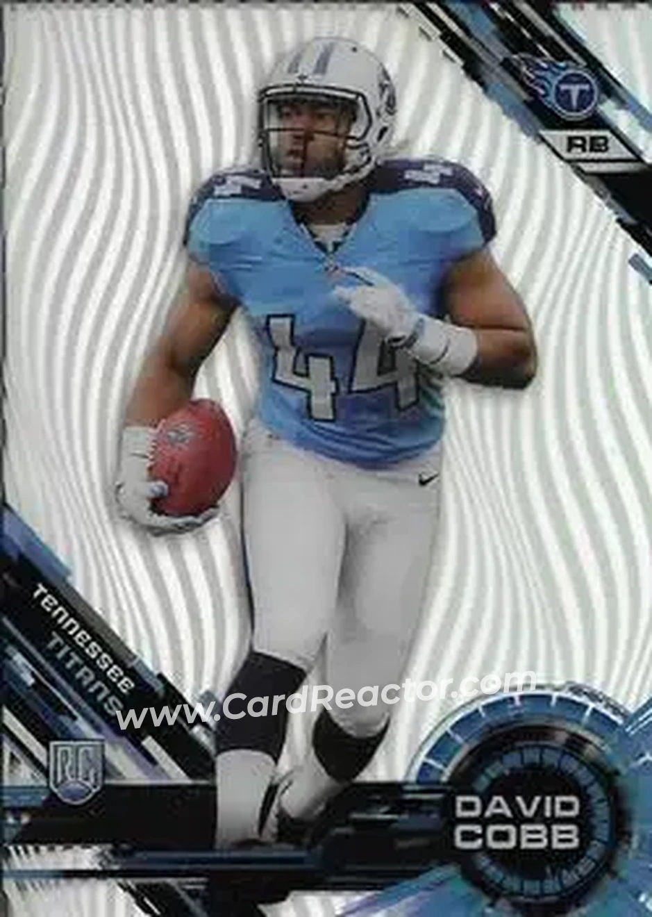 2015 Topps High Tek #100 - David Cobb - Tennessee Titans