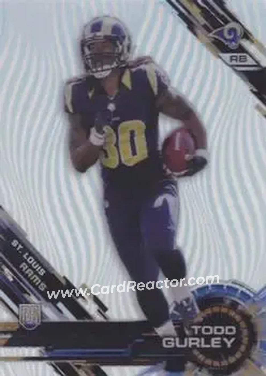 2015 Topps High Tek #108 - Todd Gurley II - St. Louis Rams - Front
