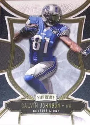 2015 Topps Supreme #2 - Calvin Johnson - Detroit Lions