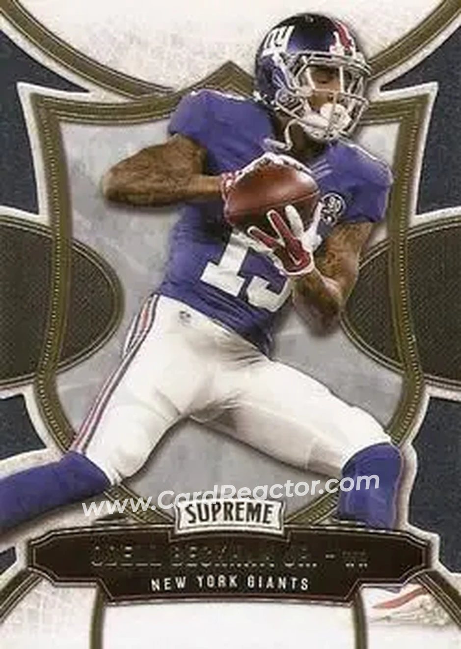 2015 Topps Supreme #18 - Odell Beckham Jr. - New York Giants - Front