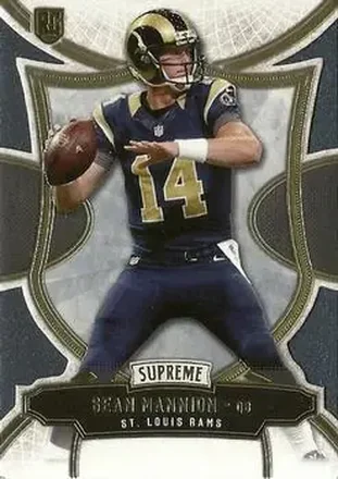 2015 Topps Supreme #91 - Sean Mannion - St. Louis Rams