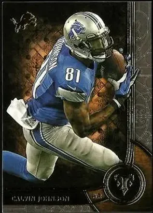 2015 Topps Triple Threads #1 - Calvin Johnson - Detroit Lions