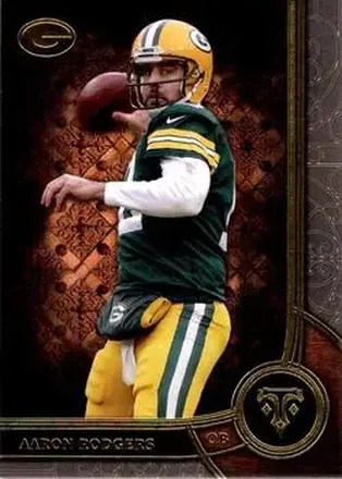 2015 Topps Triple Threads #3 - Aaron Rodgers - Green Bay Packers