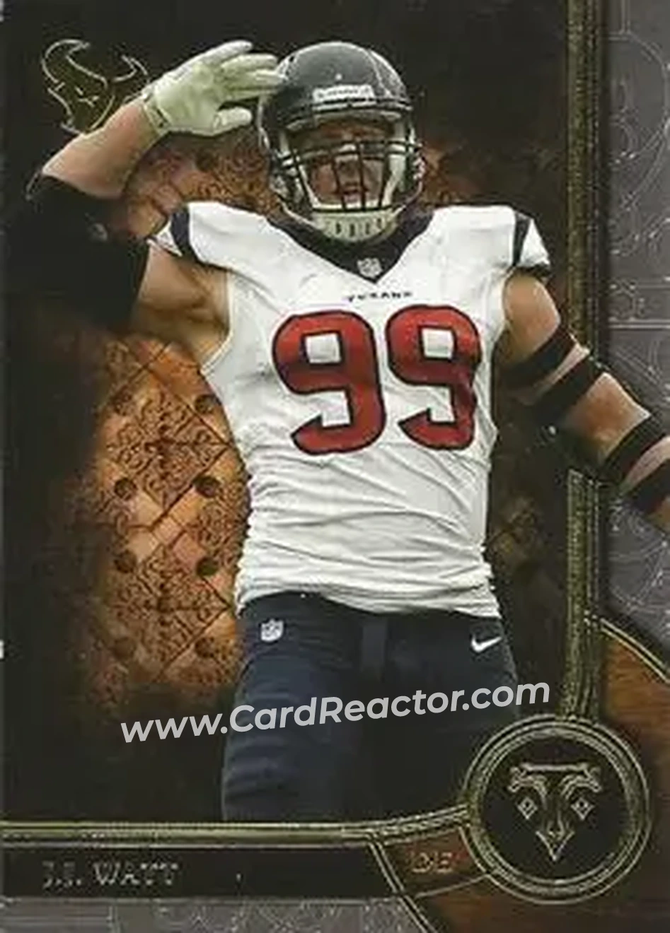 2015 Topps Triple Threads #4 - J.J. Watt - Houston Texans - Front