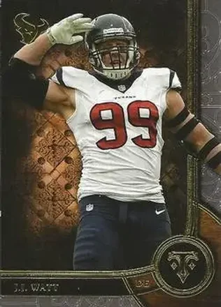 2015 Topps Triple Threads #4 - J.J. Watt - Houston Texans