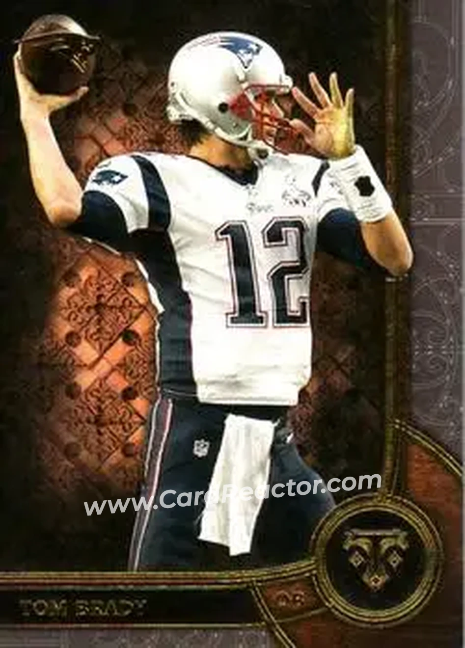 2015 Topps Triple Threads #5 - Tom Brady - New England Patriots - Front