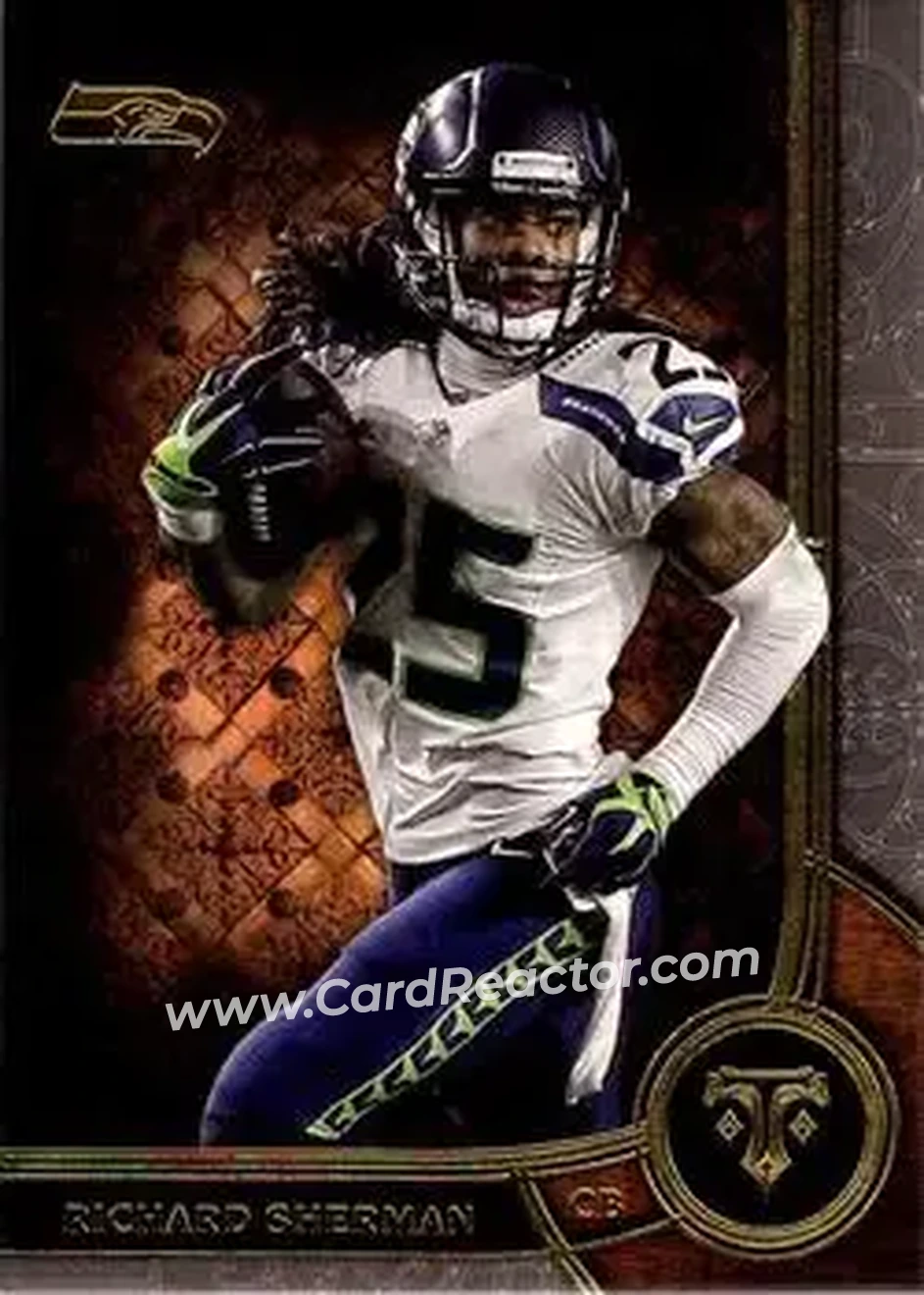 2015 Topps Triple Threads #9 - Richard Sherman - Seattle Seahawks - Front