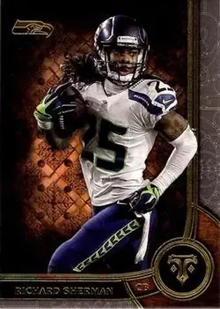 2015 Topps Triple Threads #9 - Richard Sherman - Seattle Seahawks