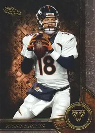 2015 Topps Triple Threads #11 - Peyton Manning - Denver Broncos