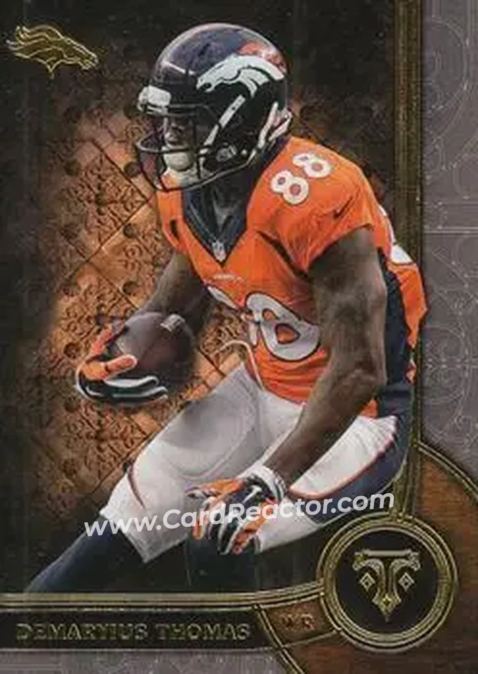 2015 Topps Triple Threads #14 - Demaryius Thomas - Denver Broncos - Front