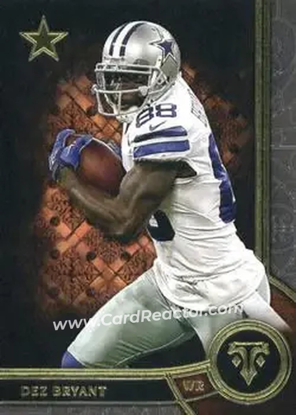 2015 Topps Triple Threads #16 - Dez Bryant - Dallas Cowboys - Front
