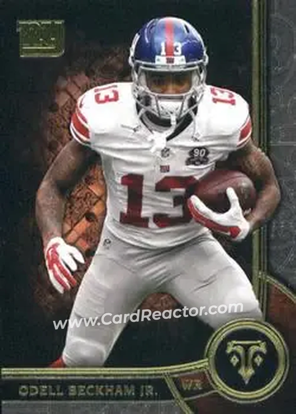 2015 Topps Triple Threads #18 - Odell Beckham Jr. - New York Giants - Front