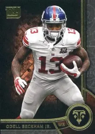 2015 Topps Triple Threads #18 - Odell Beckham Jr. - New York Giants