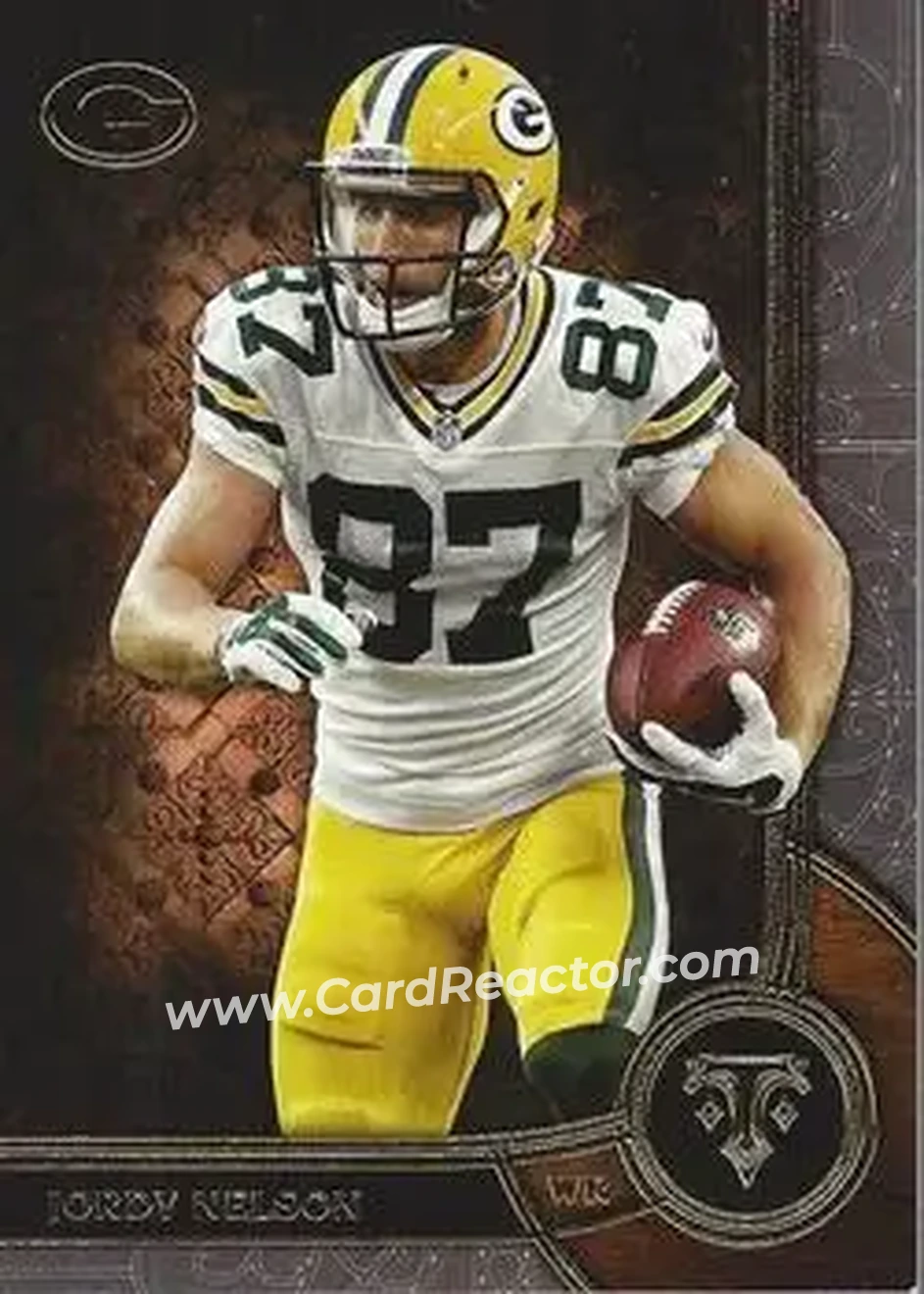 2015 Topps Triple Threads #21 - Jordy Nelson - Green Bay Packers - Front