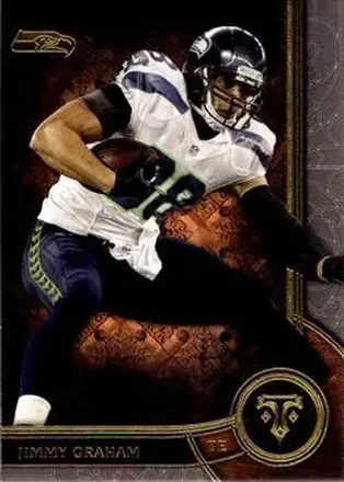 2015 Topps Triple Threads #25 - Jimmy Graham - Seattle Seahawks