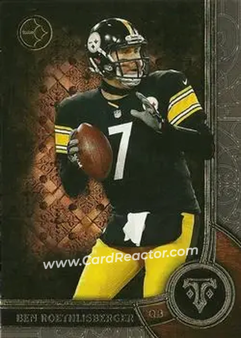 2015 Topps Triple Threads #30 - Ben Roethlisberger - Pittsburgh Steelers - Front