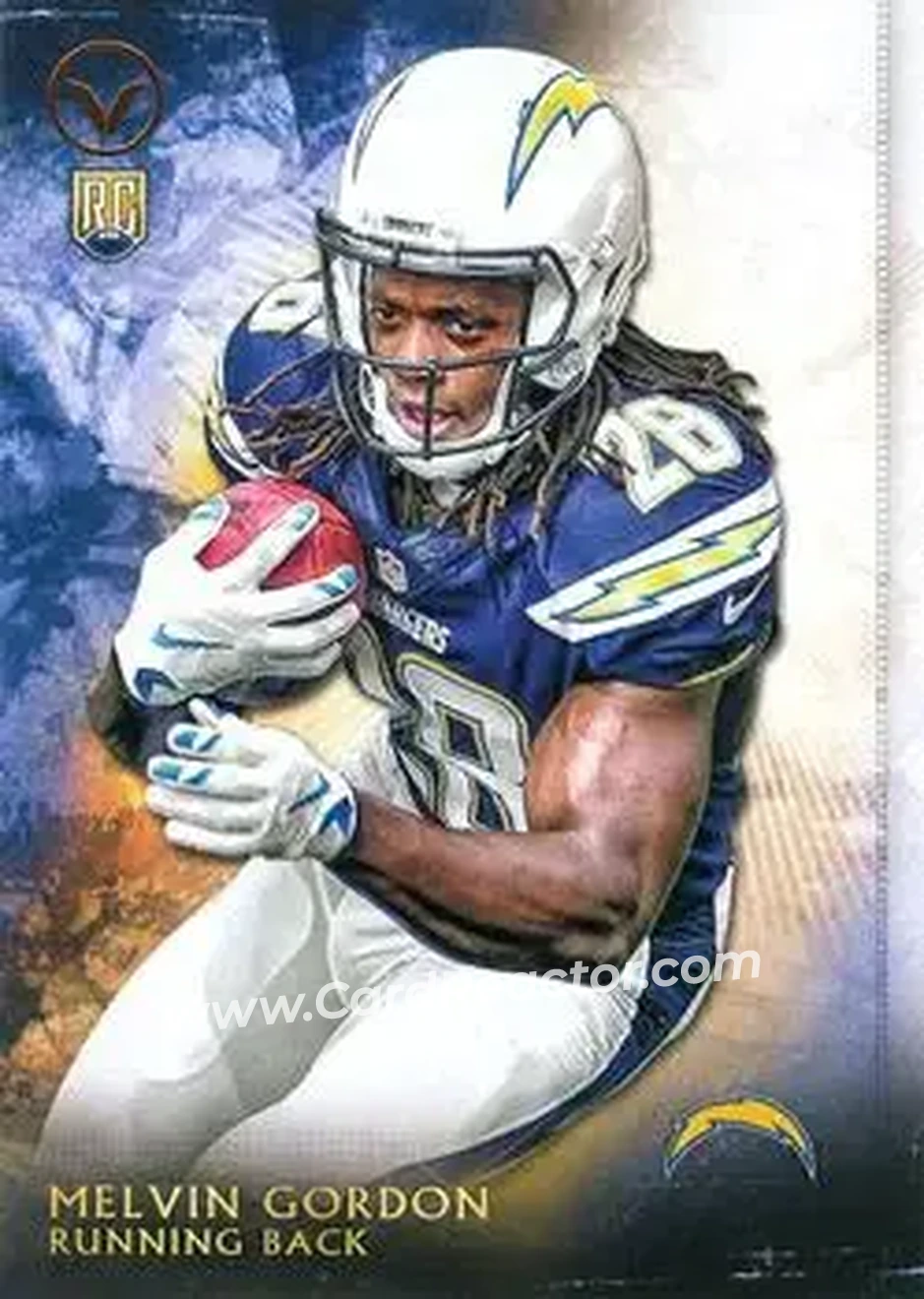 2015 Topps Valor #4 - Melvin Gordon III - San Diego Chargers - Front