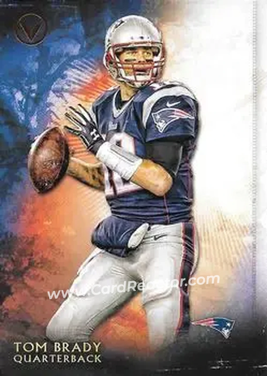 2015 Topps Valor #5 - Tom Brady - New England Patriots - Front