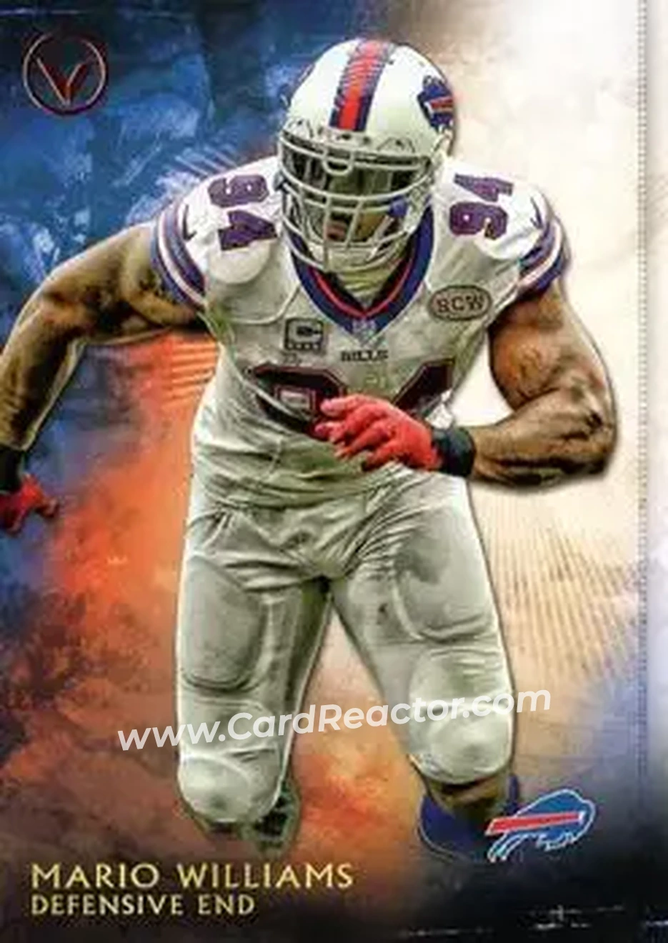 2015 Topps Valor #7 - Mario Williams - Buffalo Bills - Front