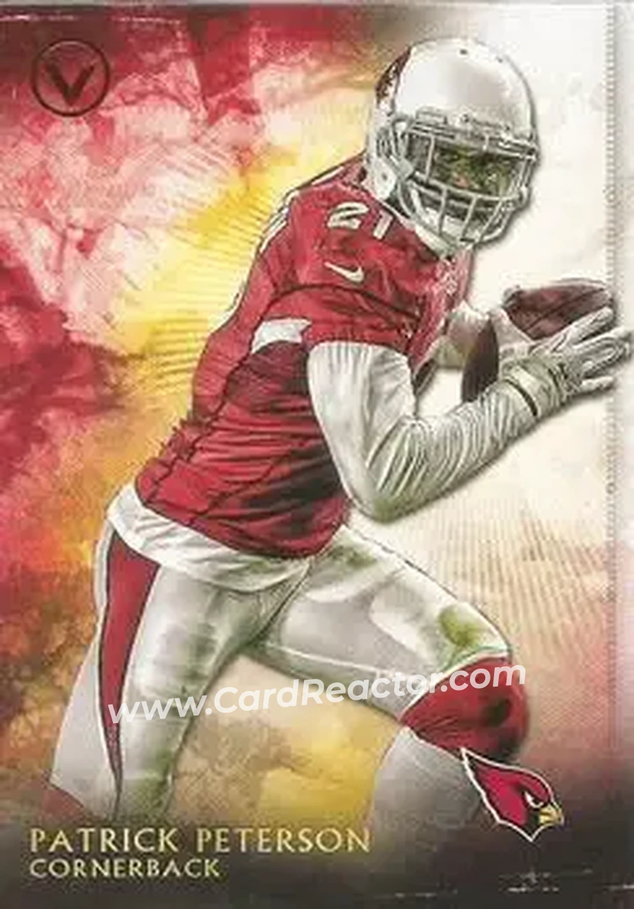 2015 Topps Valor #15 - Patrick Peterson - Arizona Cardinals - Front