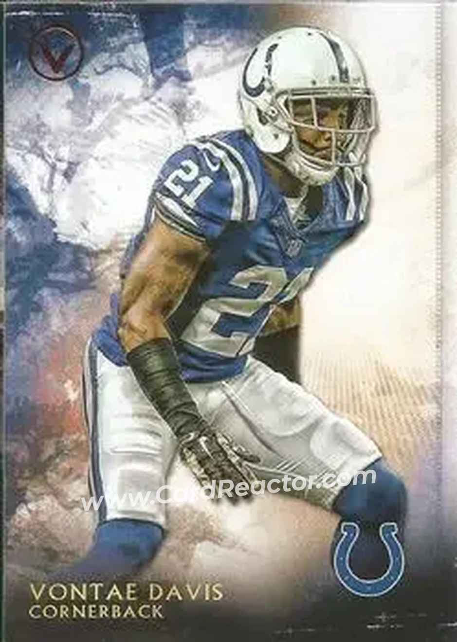 2015 Topps Valor #19 - Vontae Davis - Indianapolis Colts - Front