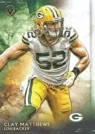 2015 Topps Valor #22 - Clay Matthews - Green Bay Packers