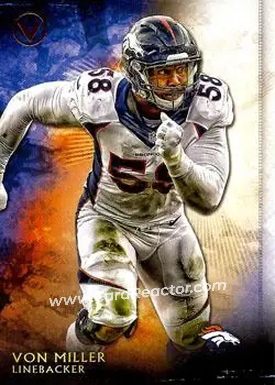 2015 Topps Valor #23 - Von Miller - Denver Broncos - Front