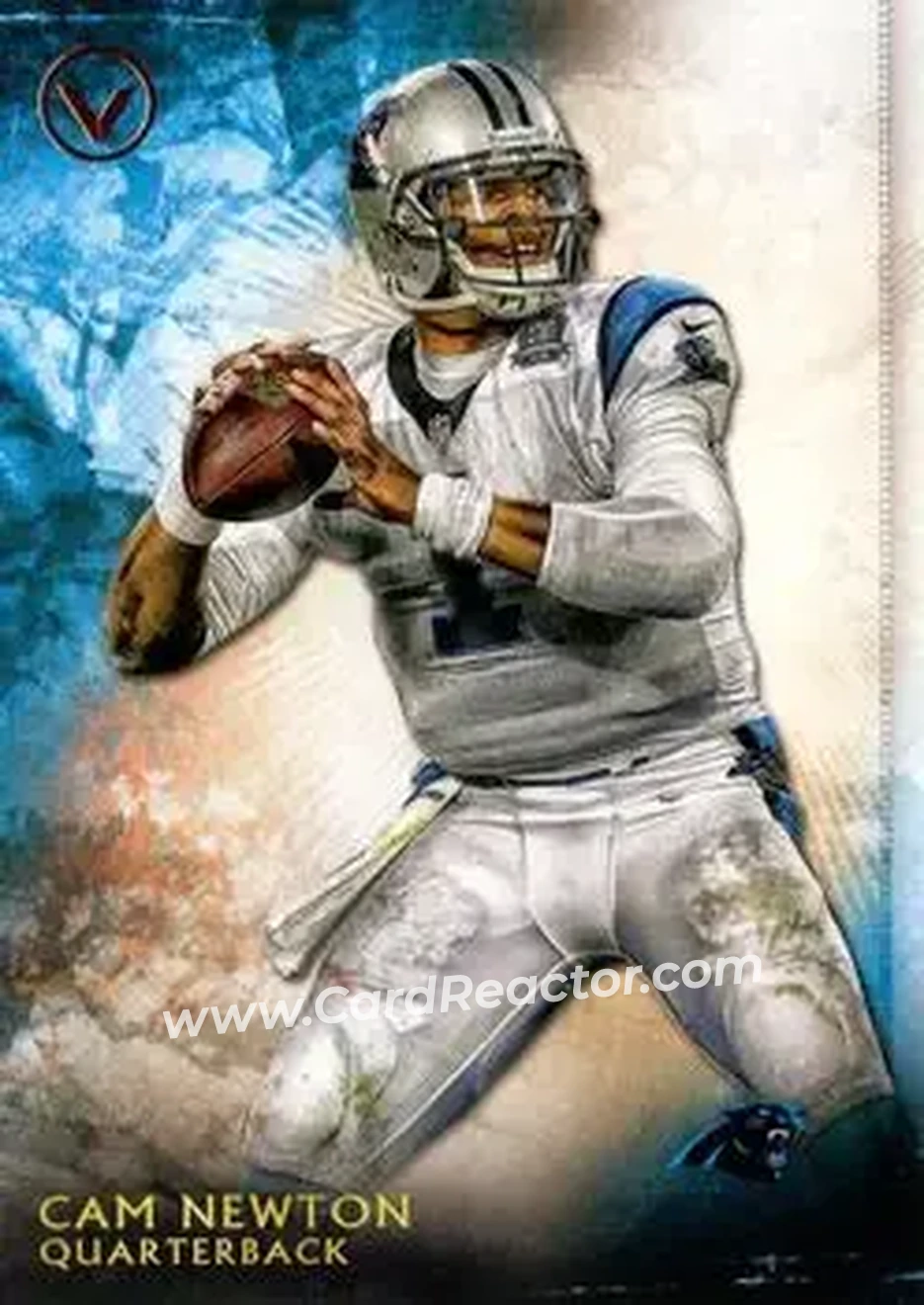 2015 Topps Valor #24 - Cam Newton - Carolina Panthers - Front