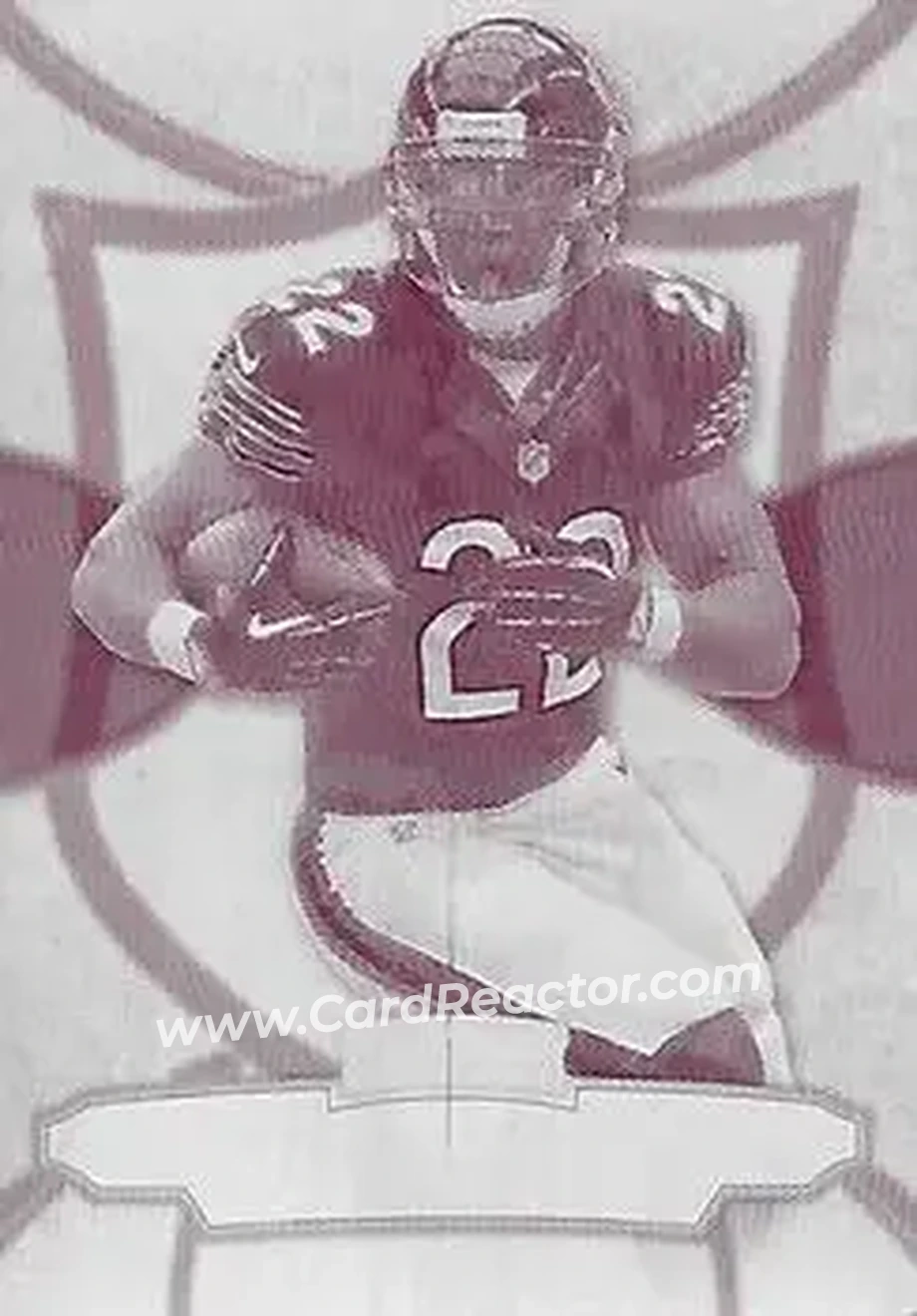 2015 Topps Supreme - Printing Plates Magenta #31 - Matt Forte - Chicago Bears - Front