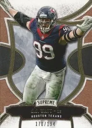 2015 Topps Supreme - Copper #5 - J.J. Watt - Houston Texans