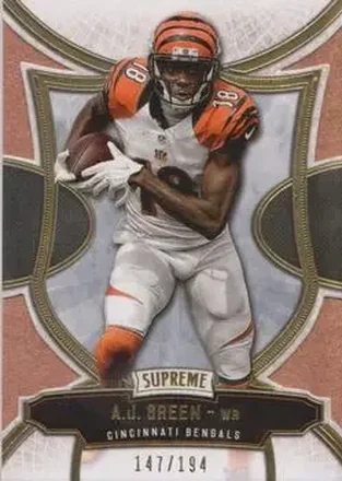 2015 Topps Supreme - Copper #26 - A.J. Green - Cincinnati Bengals