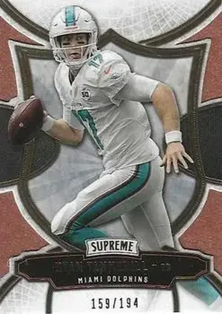 2015 Topps Supreme - Copper #42 - Ryan Tannehill - Miami Dolphins