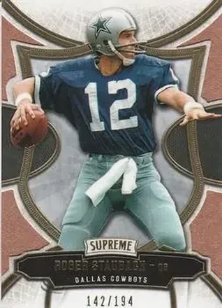 2015 Topps Supreme - Copper #61 - Roger Staubach - Dallas Cowboys