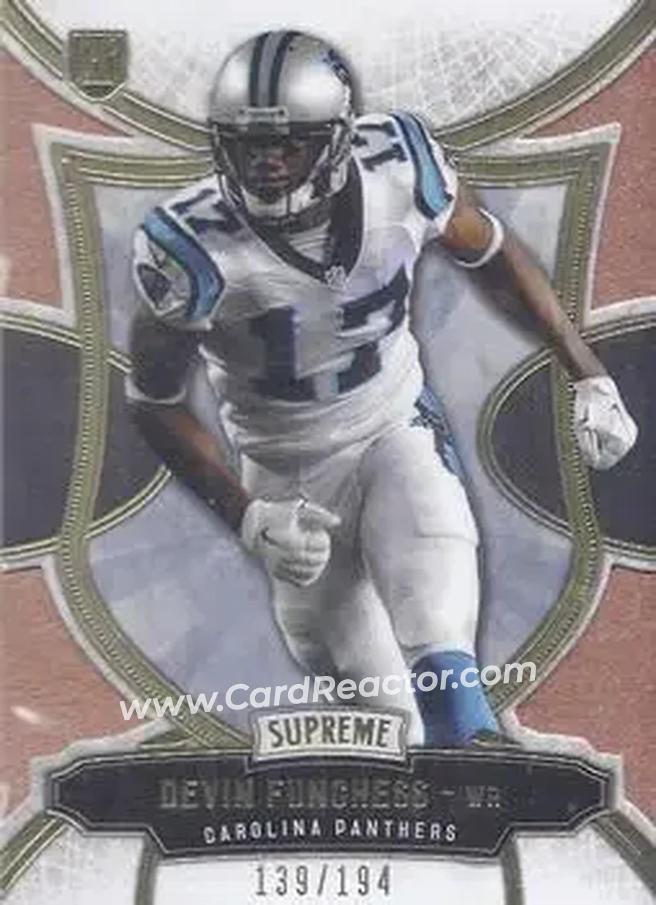 2015 Topps Supreme - Copper #68 - Devin Funchess - Carolina Panthers - Front