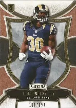2015 Topps Supreme - Copper #80 - Todd Gurley II - St. Louis Rams