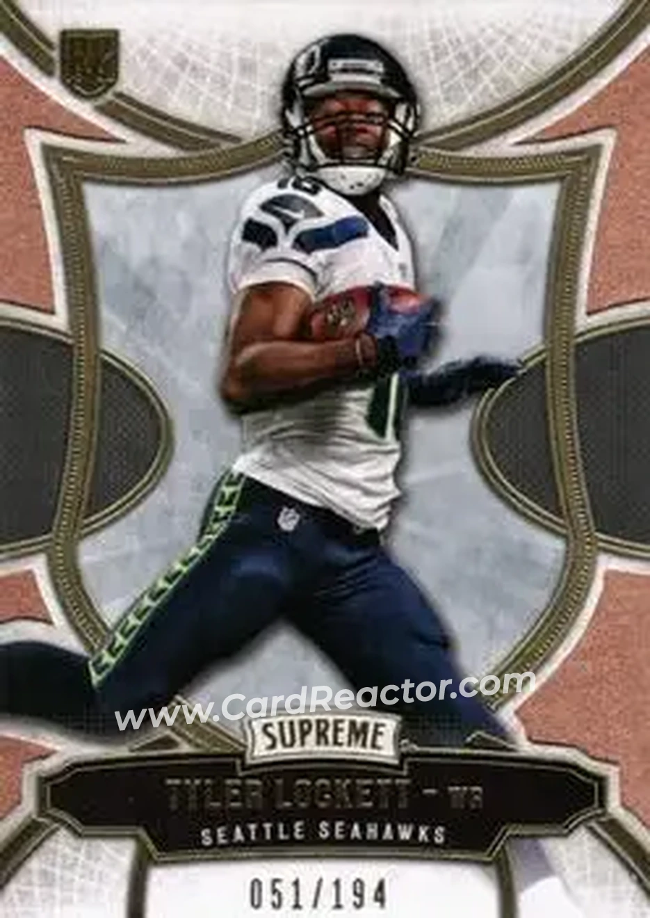 2015 Topps Supreme - Copper #84 - Tyler Lockett - Seattle Seahawks - Front