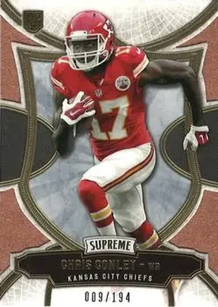 2015 Topps Supreme - Copper #92 - Chris Conley - Kansas City Chiefs