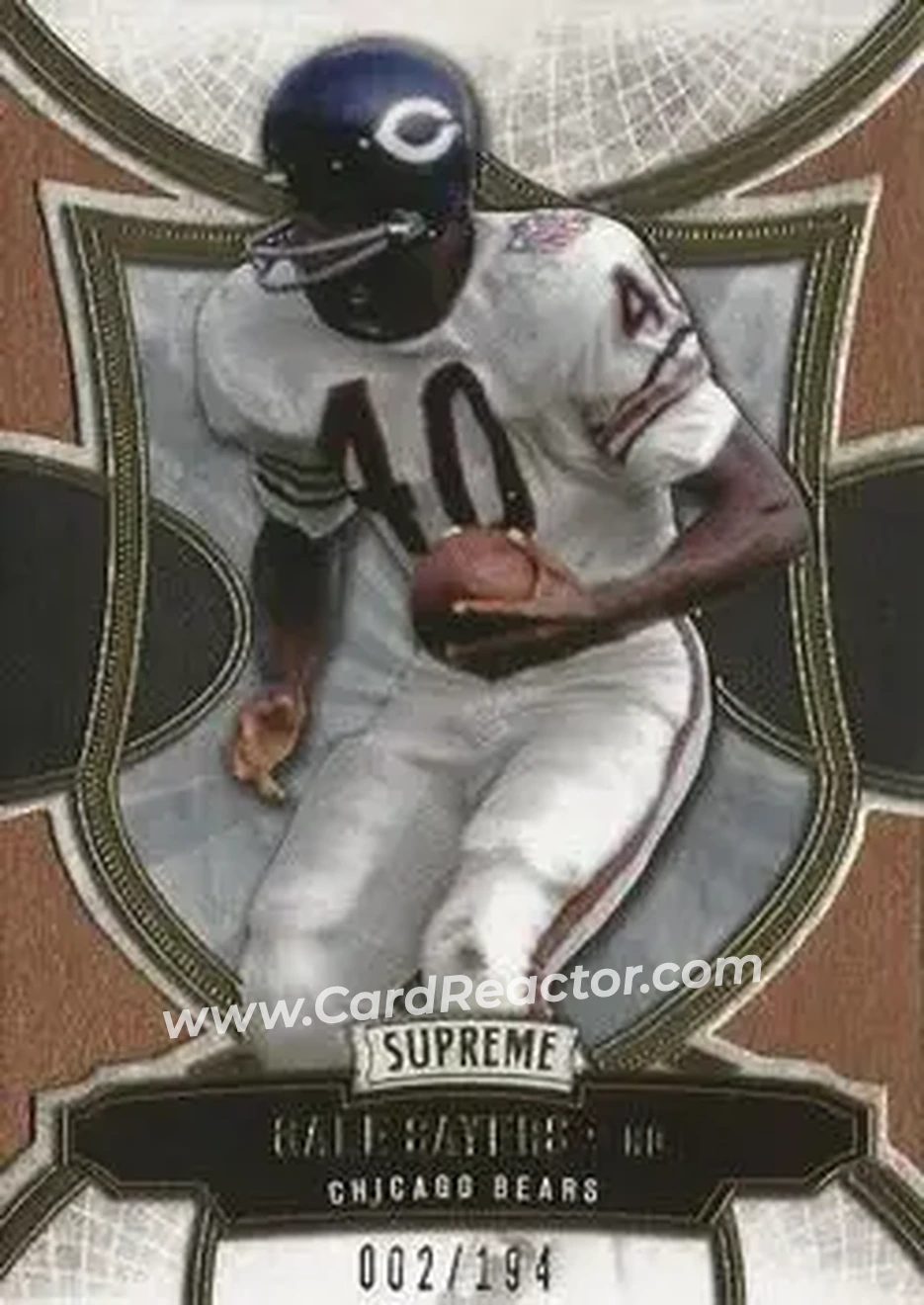 2015 Topps Supreme - Copper #93 - Gale Sayers - Chicago Bears - Front