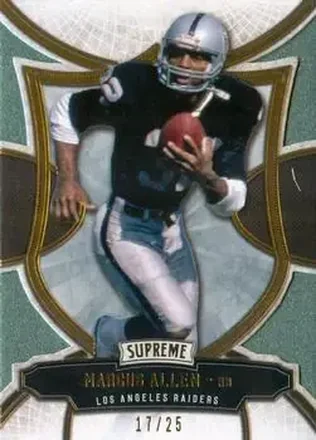 2015 Topps Supreme - Green #62 - Marcus Allen - Los Angeles Raiders