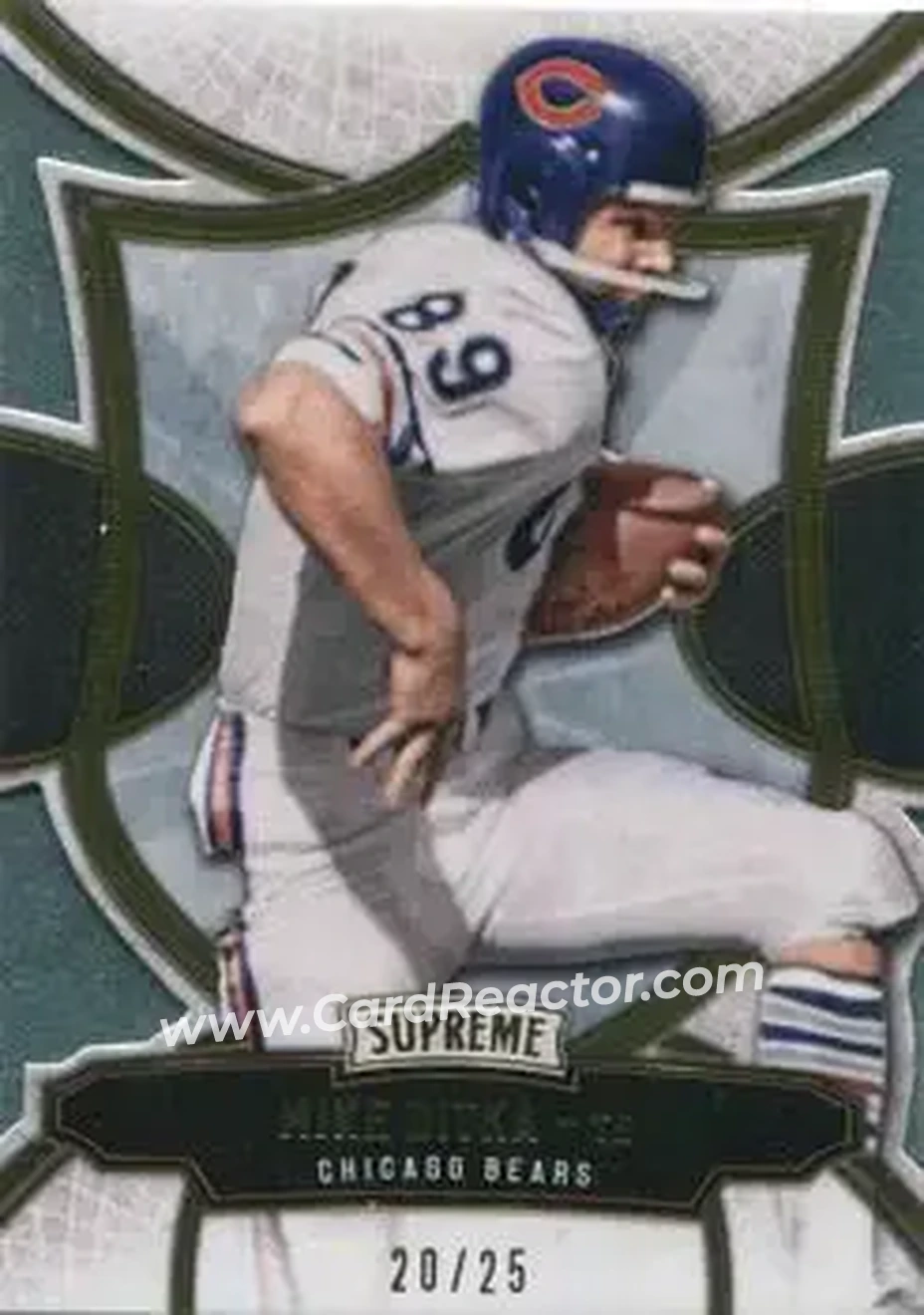 2015 Topps Supreme - Green #66 - Mike Ditka - Chicago Bears - Front