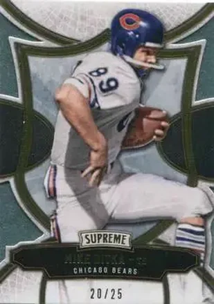 2015 Topps Supreme - Green #66 - Mike Ditka - Chicago Bears